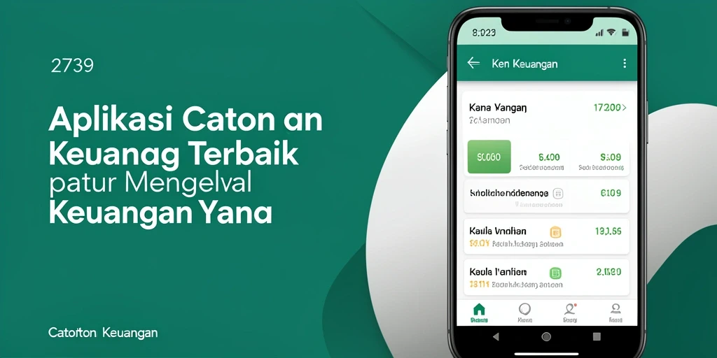 Tampilan antarmuka aplikasi Catatan Keuangan yang user-friendly.