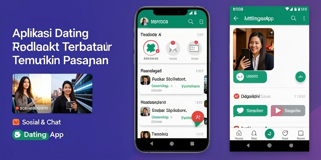 Antarmuka MPO08 yang sederhana dan menarik untuk aplikasi Dating.