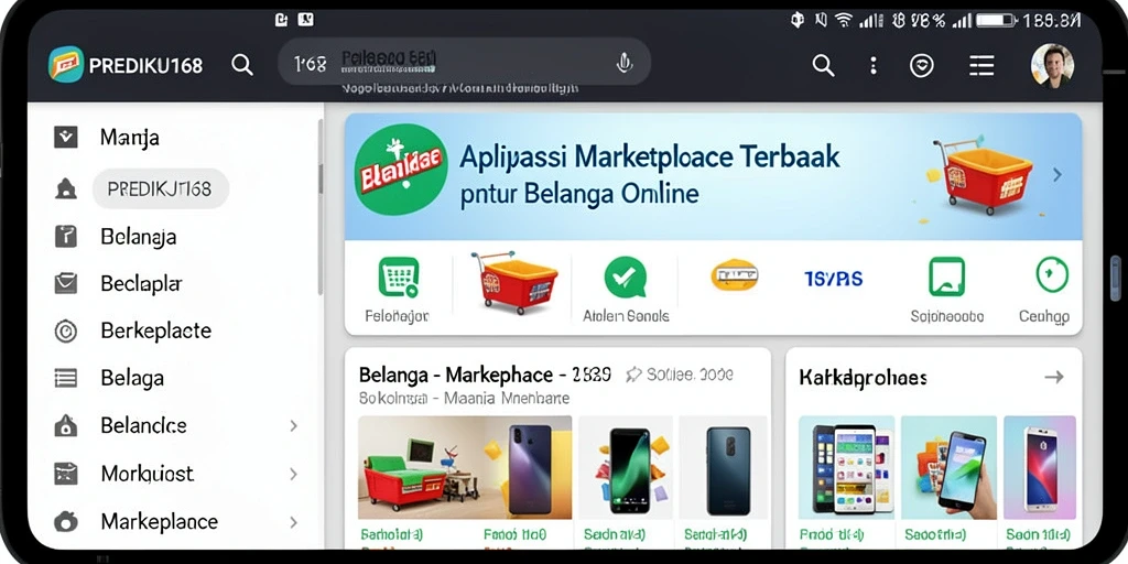 Tampilan antarmuka PREDIKSI168 yang mudah digunakan untuk berbelanja.